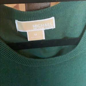 Michael Kors Dresses - Michael Kors Emerald Sweater Dress w gold zippers Michael Kors Dresses - Michael Kors Emerald Sweater Dress w gold zippers